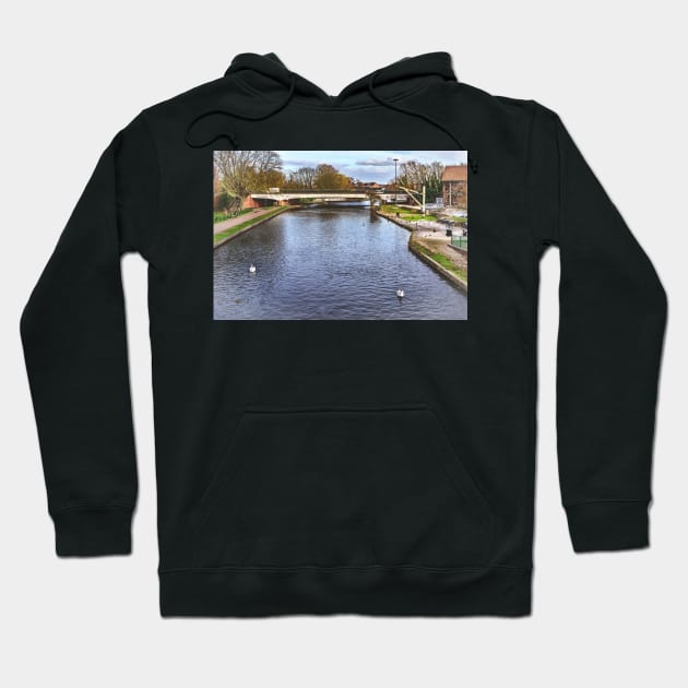 The River Kennet at Newbury Hoodie by IanWL